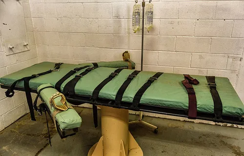 Lethal injection room at the New Mexico state penitentiary. ?w=200&h=150