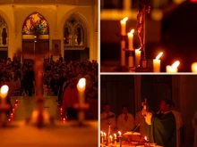 Every Tuesday evening at 10 p.m., between 800 and 900 students converge on the historic St. Joseph’s Chapel at Lille Catholic University for a candlelight Mass.