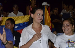 2025 Nobel Peace Prize winner María Corina Machado. Credit: Carlos Díaz from Venezuela, CC BY 2.0, via Wikimedia Commons