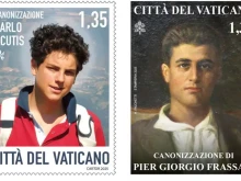 The stamps of saints-to-be Carlo Acutis and Pier Giorgio Frassati will be worth 1.35 euros ($1.60) each.