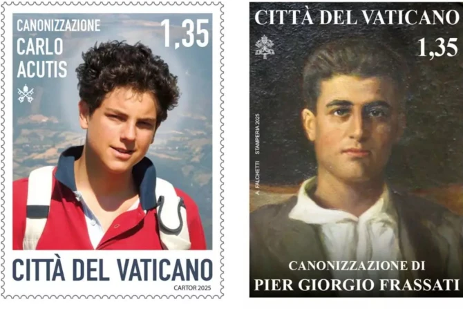 Acutis Frassati stamps 1