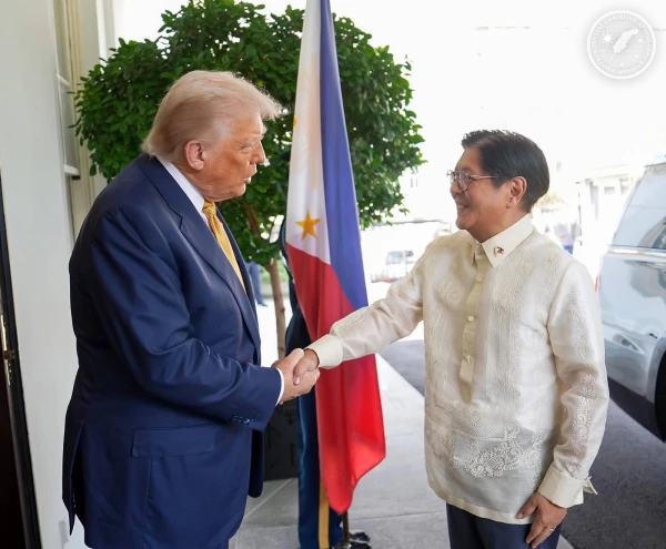 President Ferdinand Marcos Jr. arrives at the White House for a meeting with U.S. President Donald Trump on July 22, 2025. Credit: Presidential Communications Office, Public domain, via Wikimedia Commons