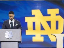 University of Notre Dame Head Football Coach Marcus Freeman