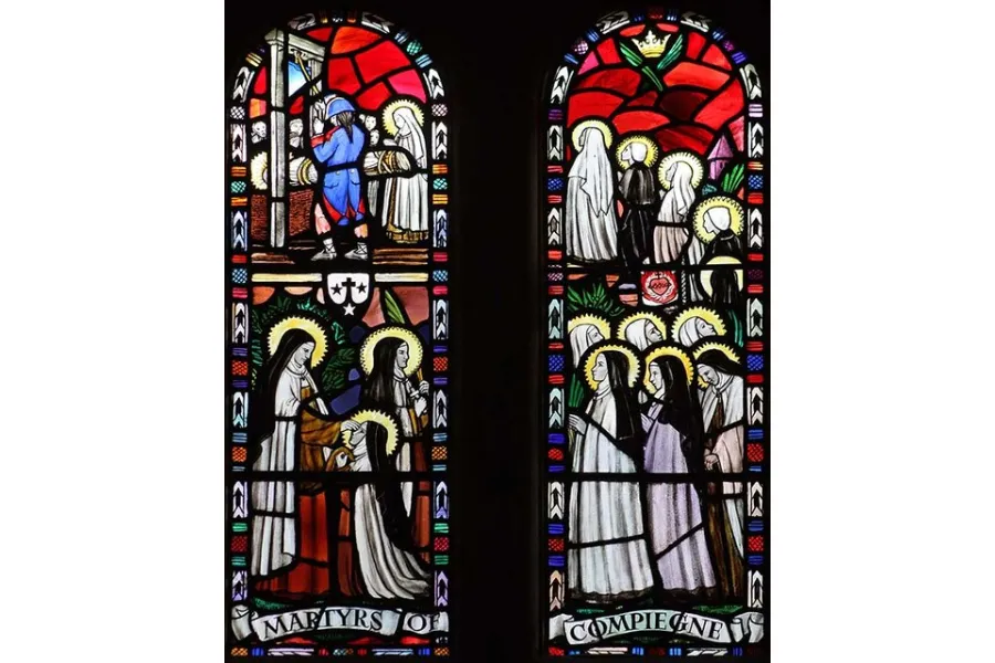 The Martyrs of Compiegne, from the Quidenham Carmel in Norfolk, England. Photograph ?w=200&h=150