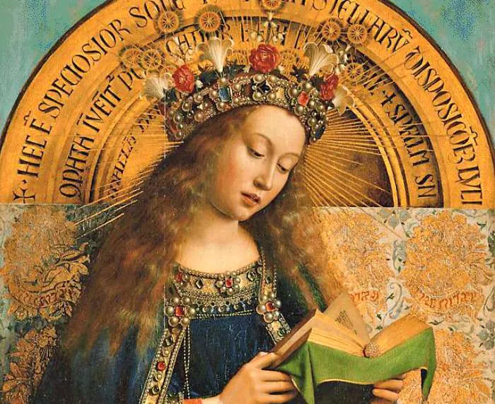 The Virgin Mary on the Ghent altar, created around 1430 by Jan van Eyck. ?w=200&h=150