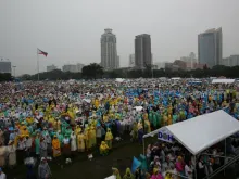 Millions gather in Manila for Pope Francis' closing Mass on Jan. 18, 2015. 