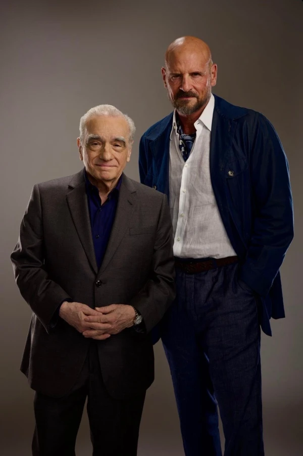 From left to right: Martin Scorsese and Matti Leshem. Credit: Fox Nation