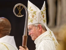 Archbishop Laurent Ulrich is installed as archbishop of Paris in the Church of Saint-Sulpice on May 23, 2022.