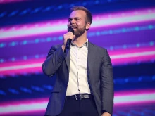 CEO Michael Seifert of PublicSq speaks with attendees at the 2021 AmericaFest at the Phoenix Convention Center in Phoenix.