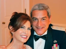 Nancy and Kelly McKeague of Alexandria, Va., say their Catholic faith provided an "anchor" to their marriage during Kelly's service in the U.S. Air Force.