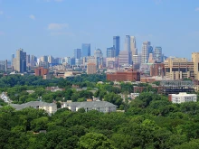 Skyline of Minneapolis.