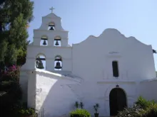 Church of the Mission San Diego de Alcala, San Diego, California. 