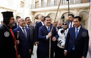 Iraqi Prime Minister Mohammed Shia’ al-Sudani reopens the Church of the Immaculate Conception and Our Lady of the Hour on Sept. 1, 2025, in Mosul. Credit: Ismail Adnan/ACI MENA