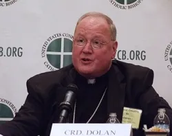 Cardinal Timothy M. Dolan of New York speaks during a press conference at the 2012 USCCB Fall General Assembly. ?w=200&h=150