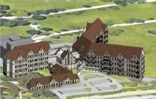A 3-d rendering of the plans for a new residential community at Mount Mary University. Courtesy photo. 