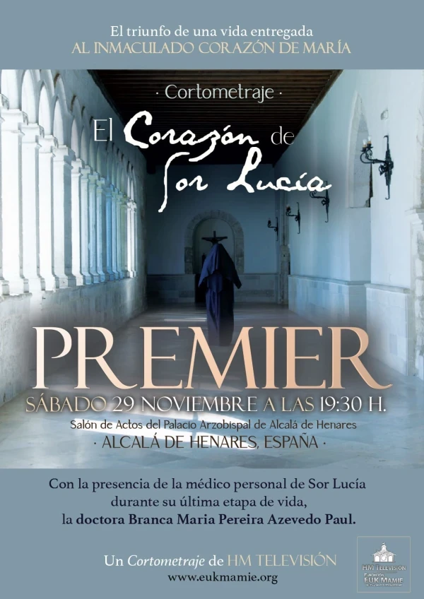 Poster for the premiere of the short film "The Heart of Sister Lucia." Credit: HM Television