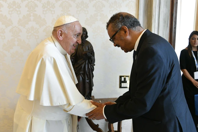 Tedros Adhanom Ghebreyesus Pope Francis