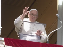 Pope Francis delivers the Sunday Angelus, Nov. 5, 2023.