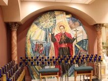The National Shrine of St. John Neumann at St. Peter the Apostle Church in Philadelphia.