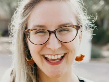 Nell O'Leary, managing editor of Blessed Is She.