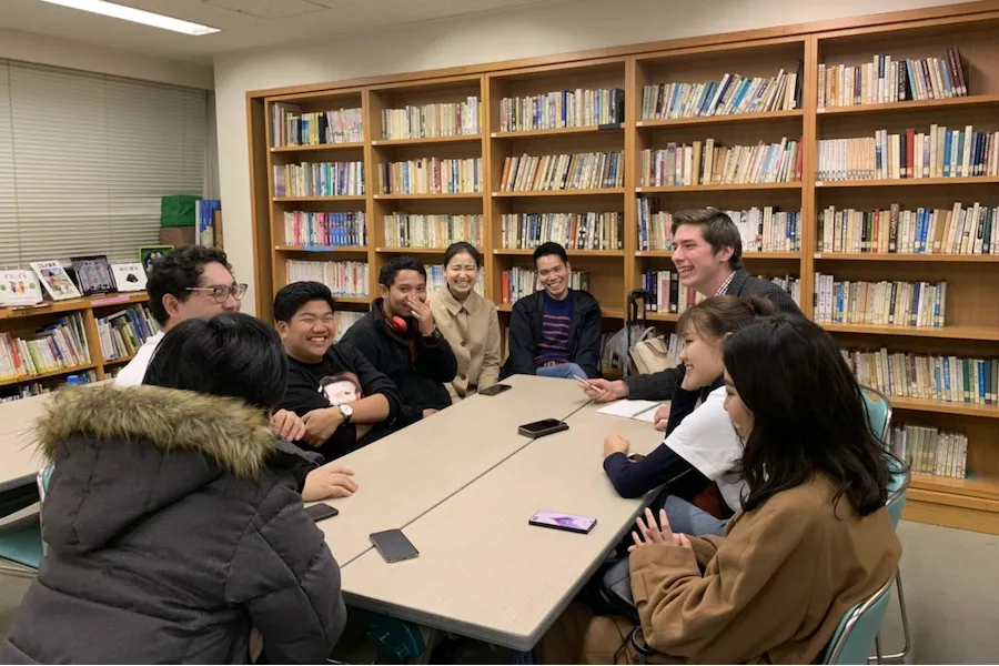Students and young people at Tokyo's Sophia University discuss the Nov. 23-26 2019 visit of Pope Francis to Japan. ?w=200&h=150