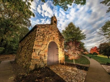 Portiuncula chapel on the campus of Franciscan University of Steubenville.