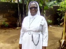 Sister Esther Nkiru Ezedinachi, a member of the Handmaids of the Child Jesus, assists victims of attacks in the Catholic Diocese of Ekwulobia, Nigeria.