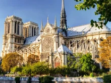 The campus of the University of Notre Dame.