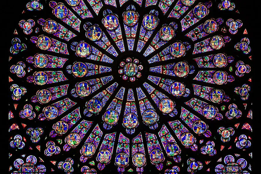The rose window at the Cathedral of Notre Dame, Paris. ?w=200&h=150