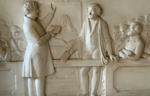 Daniel O'Connell, lithograph attributed to R. Evan Sly (EP OCON-DA (17) II) from the National Library of Ireland. Credit: National Library of Ireland