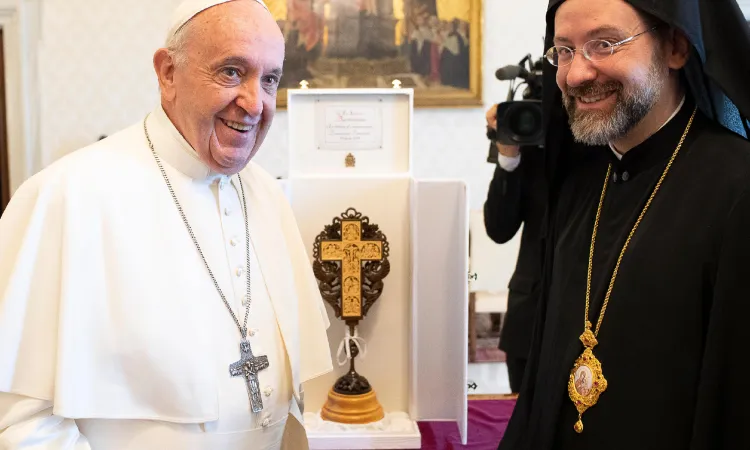 What the of Pope Francis' gift the Ecumenical Patriarchate?