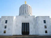 The Oregon State Capitol in Salem.