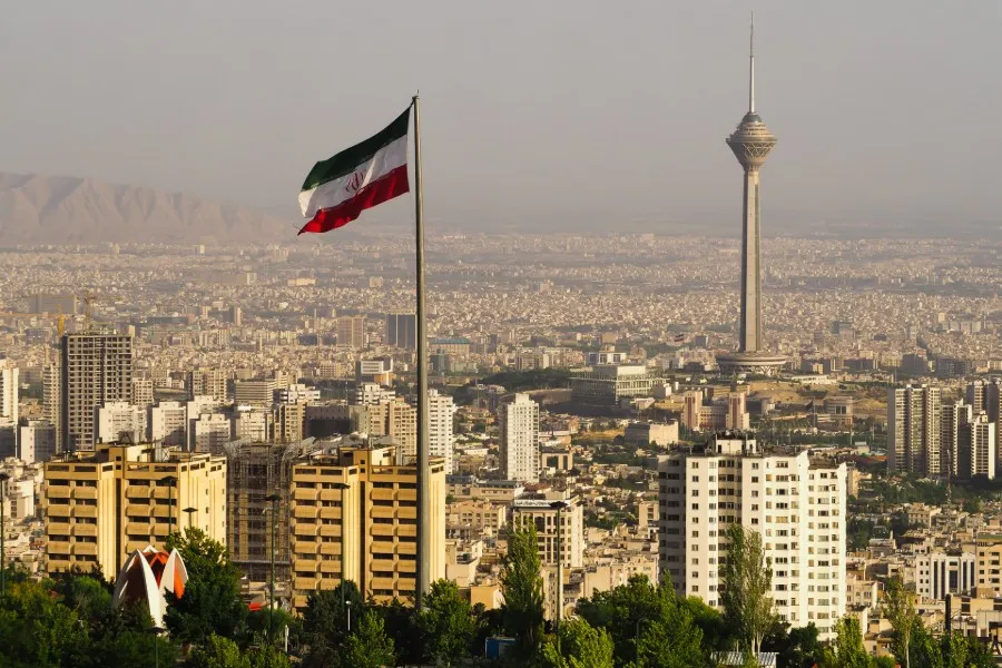 Tehran skyline with flag. ?w=200&h=150