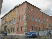 The Palace of the Holy Office, which houses the Dicastery for the Doctrine of the Faith.