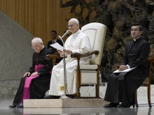 “Use technology wisely, but don’t let technology use you,” Pope Leo XIV said during his address to hundreds of university students gathered in the Vatican’s Paul VI Hall on Oct. 30, 2025.