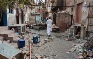 Some of the damage caused to Christian homes by Muslim extremists in 2023. Credit: Photo courtesy of Aid to the Church in Need