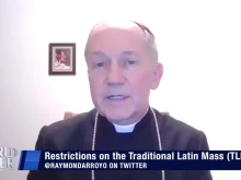 Bishop Thomas Paprocki of the Diocese of Springfield, Illinois, speaks with EWTN's Raymond Arroyo on "The World Over with Raymond Arroyo" on March 2, 2023.