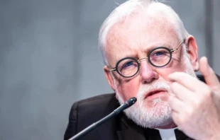 Archbishop Paul Gallagher, Vatican aecretary for eelations with atates. Credit: Daniel Ibáñez/CNA