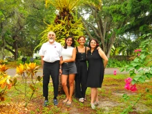 From left to right: Ivan, Olga, Julia, and Violetta Petrosyan.