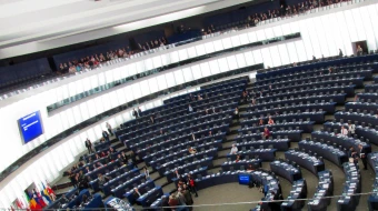 The European Parliament in Strasbourg, France.
