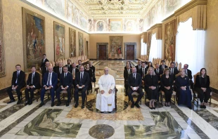 Pope Leo XIV meets with members of the European Parliament’s Working Group on Intercultural and Interreligious Dialogue on Sept. 29, 2025, at the Vatican. Credit: Vatican Media