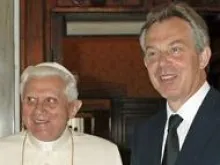 Tony Blair meeting with Pope Benedict