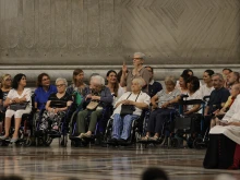 Some 6,000 grandparents and other older people attended the papal Mass in St. Peter's Basilica on July 23, 2023, for the World Day for Grandparents and the Elderly.