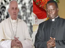 On Dec. 12, 2019, Pope Francis (left) appointed Bishop Stephen Ameyu of Torit Diocese (right) as the new Archbishop of Juba in South Sudan 