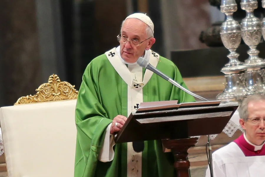 Pope Francis presides at the closing Mass for the Vatican's synod on the family Oct. 25, 2015. ?w=200&h=150