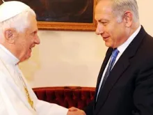 Israel's Prime Minister Benjamin Netanyahu / Pope Benedict XVI
