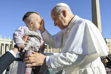 Pope Leo and baby