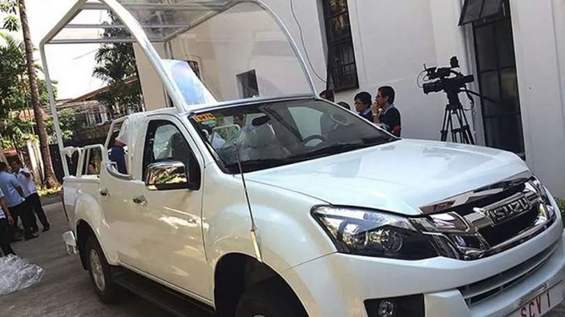 The "popemobile" that Pope Francis will use in Mozambique. ?w=200&h=150