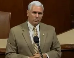 Congressman Mike Pence (R-IN) speaking today on the House floor?w=200&h=150