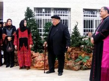 Fr. Manuel Musallam and Archbishop Twal